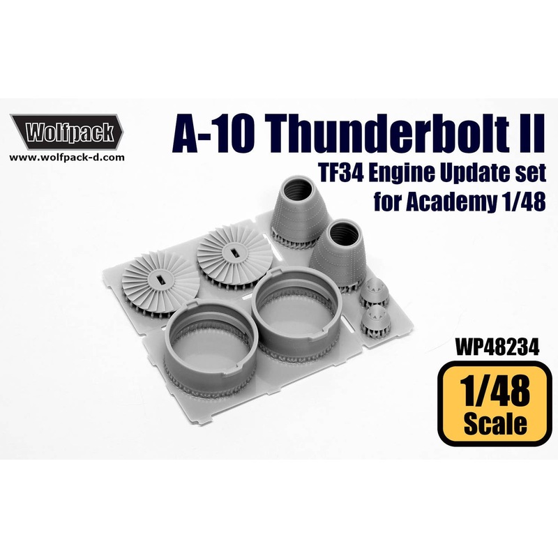 1/48 A-10 Thunderbolt II TF34 Engine Update Set (for Academy)