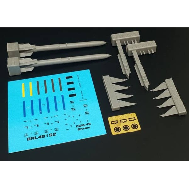 1/48 AGM-45 Shrike Missile (2 Pieces) (Resin + Etching)