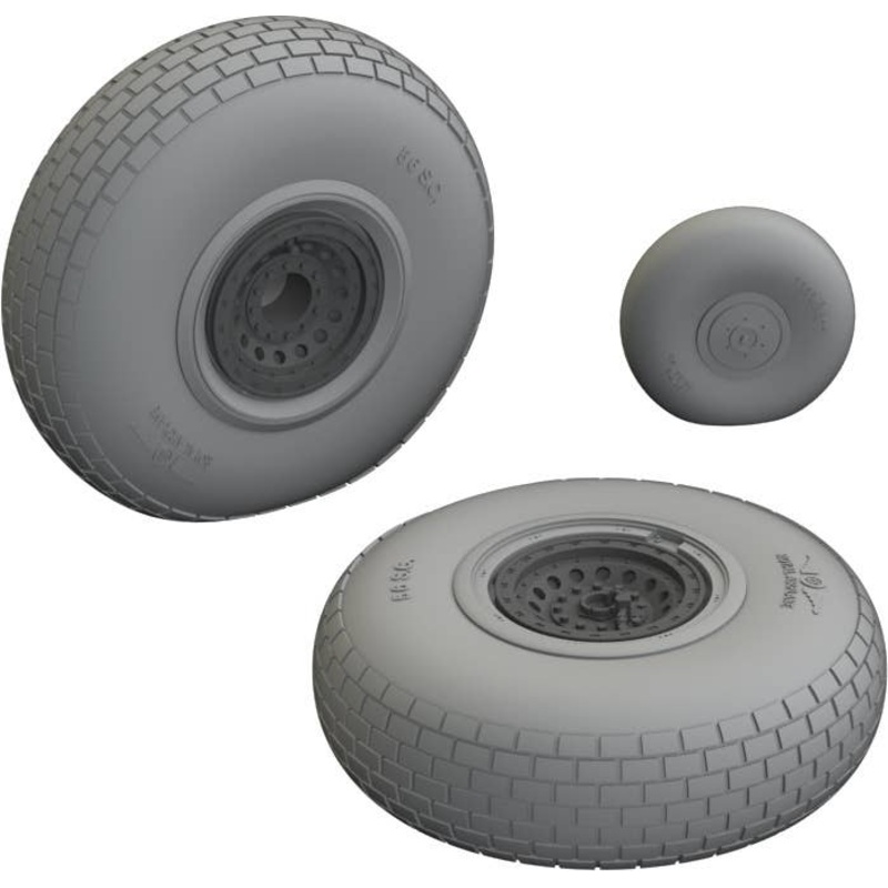 1/48 B-17F wheels block tread