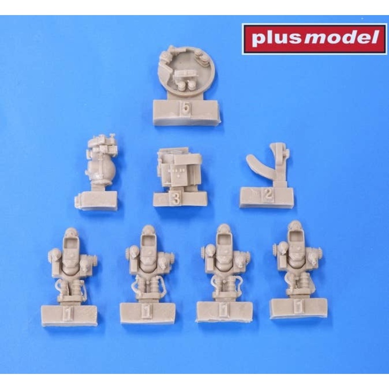 1/48 Bombsight and Gunsights for B-29