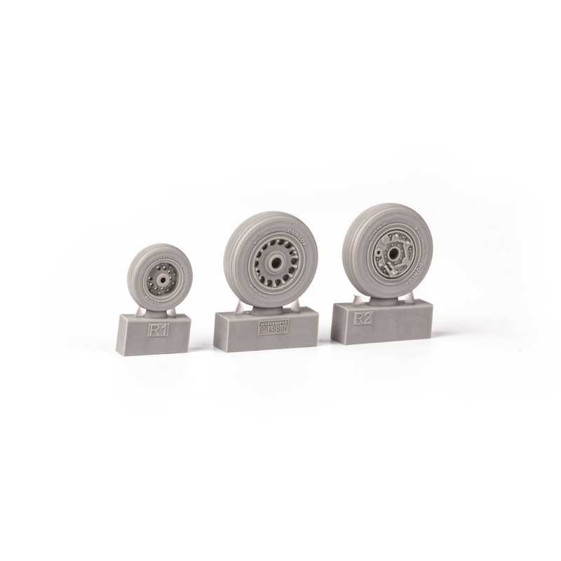 1/48 Buccaneer S.2C/D wheels for Airfix