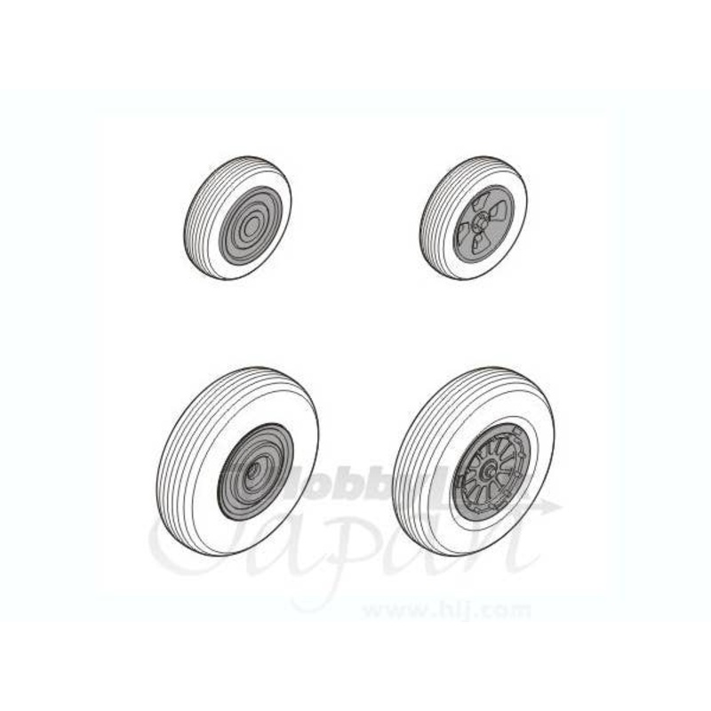 1/48 Camberra B.2/PR.9 Wheels Set (for Airfix)