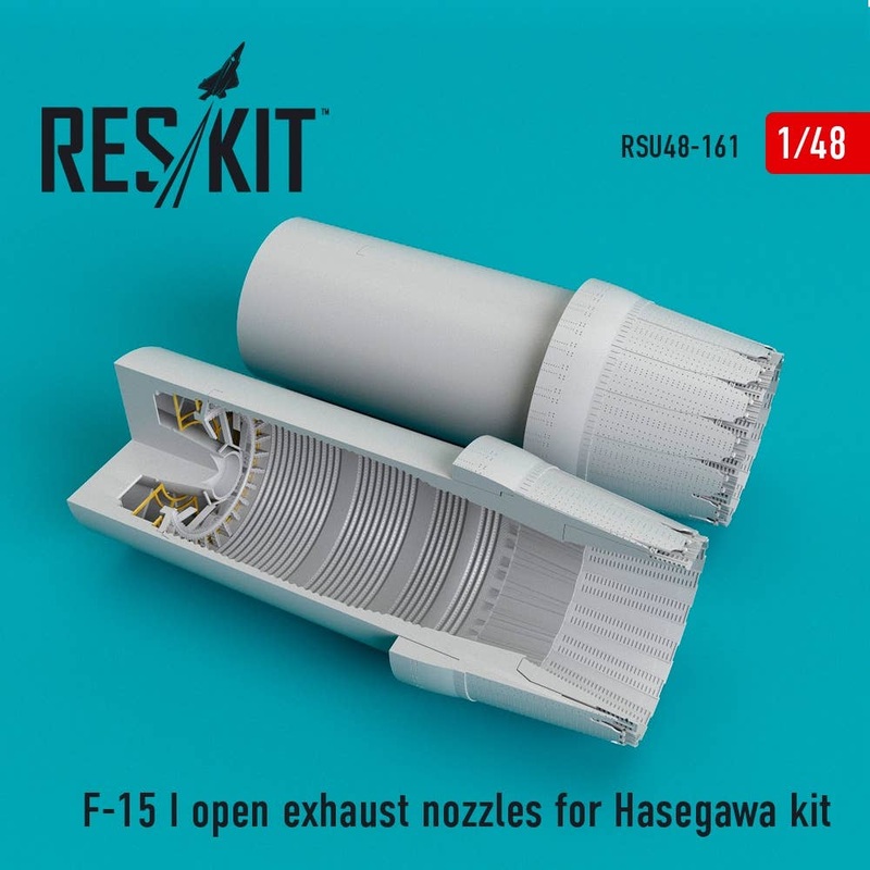 1/48 F-15 (I) open exhaust nozzles for Hasegawa Kit