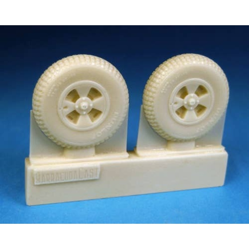 1/48 Hawker Tempest Late Mainwheels Block Tread