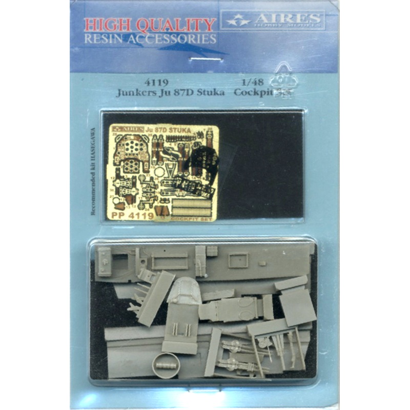1/48 Junkers Ju 87D Stuka Cockpit Set (for Hasegawa)