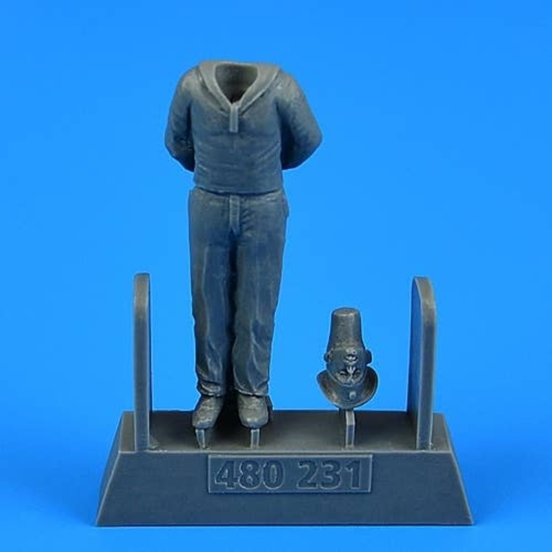 1/48 Krigsmarine WWII Ceremony - Sailor for German Submarine U-Boat Type VIIC (for Trumpeter)