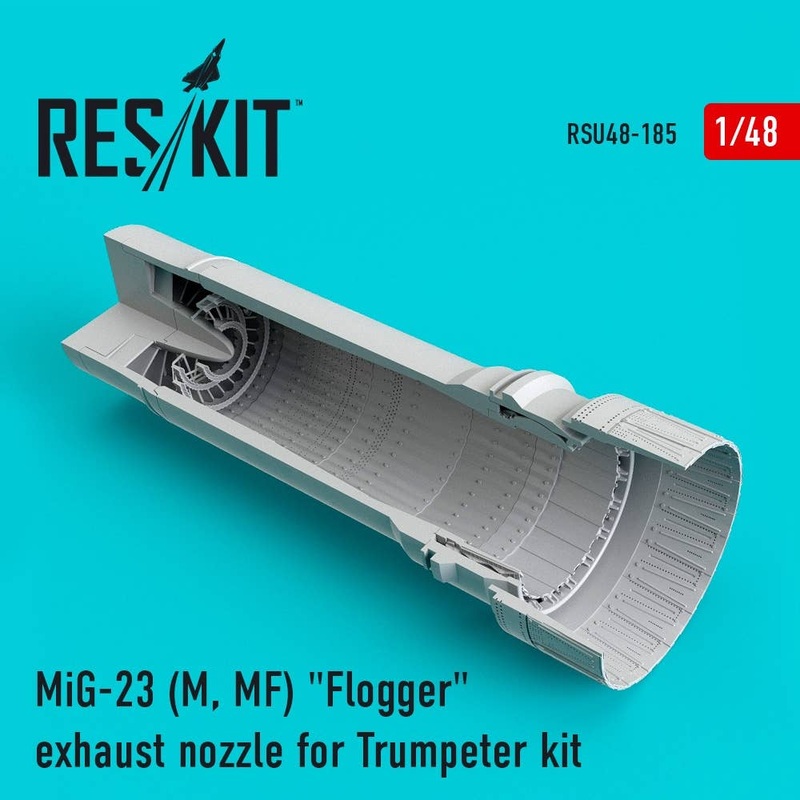 1/48 MiG-23 (M, MF) Flogger exhaust nozzle for Trumpeter kit