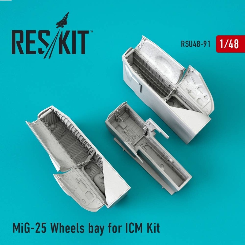 1/48 Mig-25 Landing Gear Hangar (for ICM)
