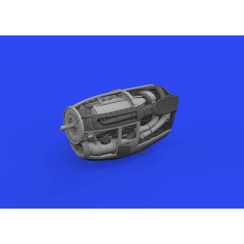 1/48 P-38J left engine PRINT Brassin (for Tamiya)