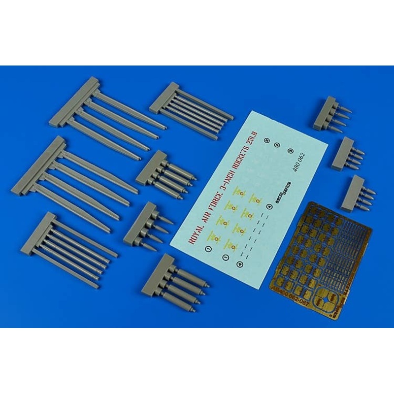 1/48 R.A.F. 3-inch 25lb Rockets