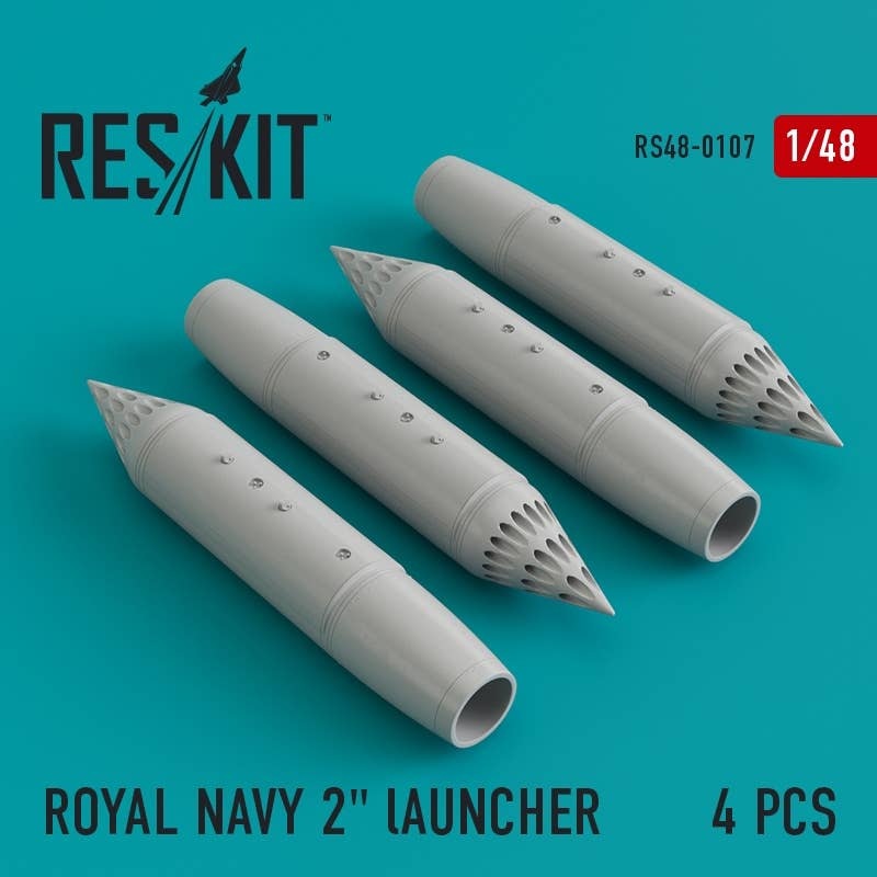 1/48 Royal Navy 2" Launcher (4pcs)