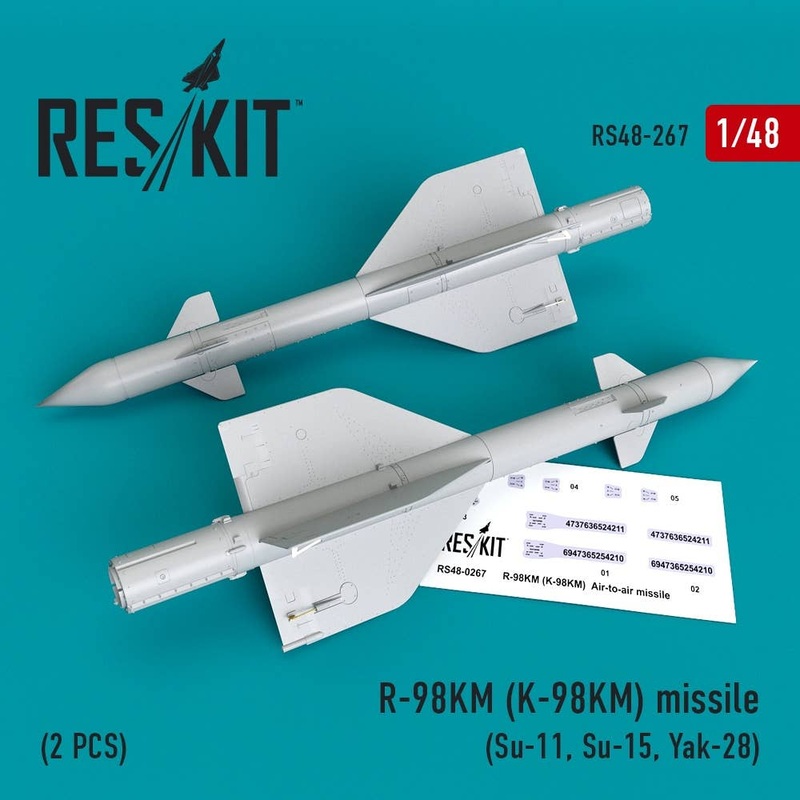 1/48 Russia R-98Km (K-98Km) Air-To-Air Missile (2 pcs)