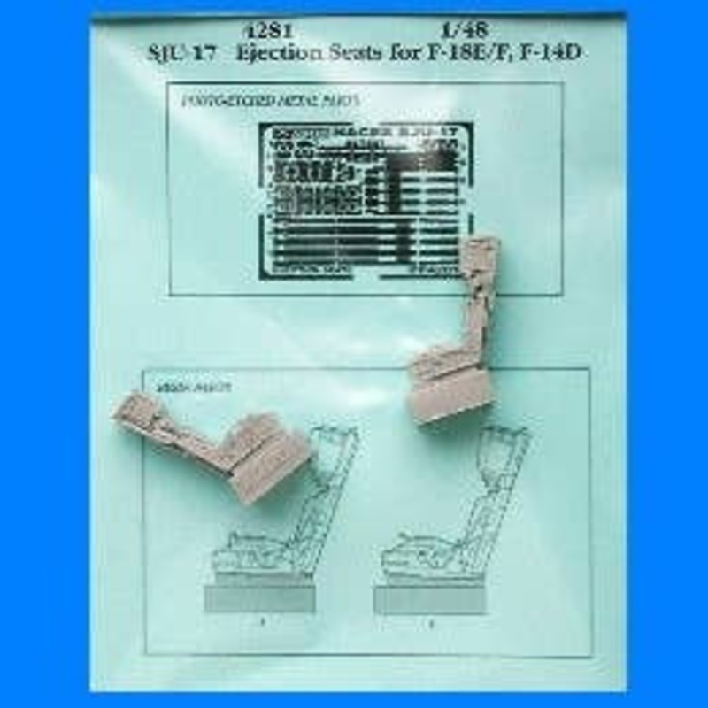 1/48 SJU-17 Eject. Seats for F-18E/F, F-14D