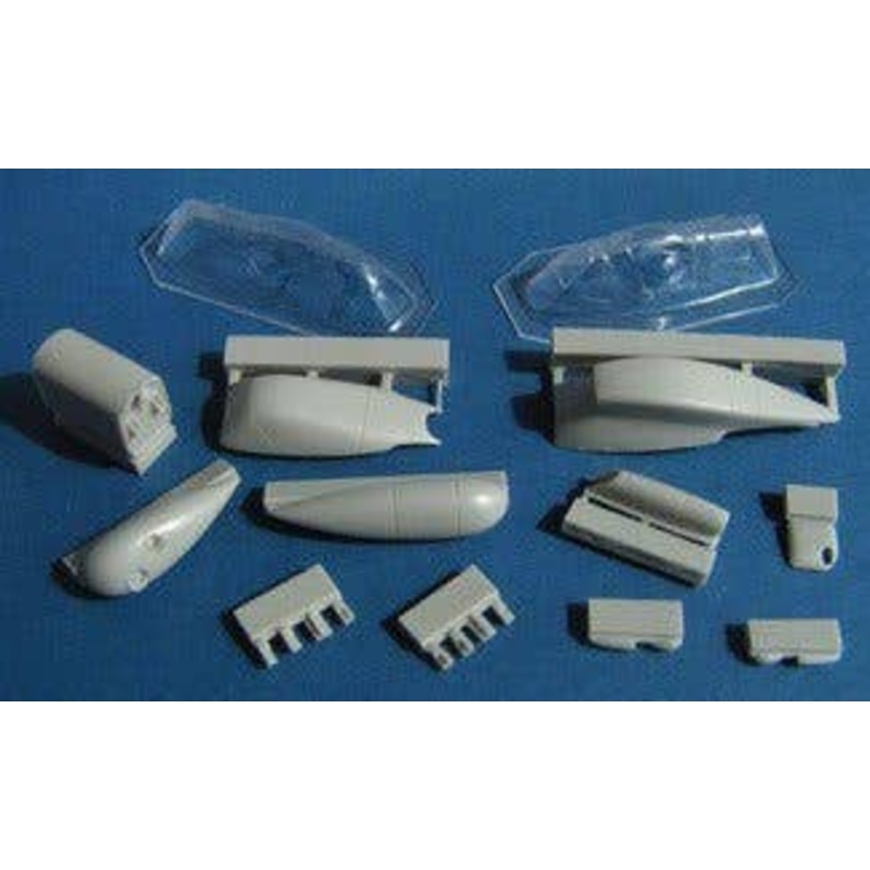 1/48 Spitfire PR Mk.III, VI, VII Resin Parts & Decal & Vacuum Form Canopy (for Airfix)