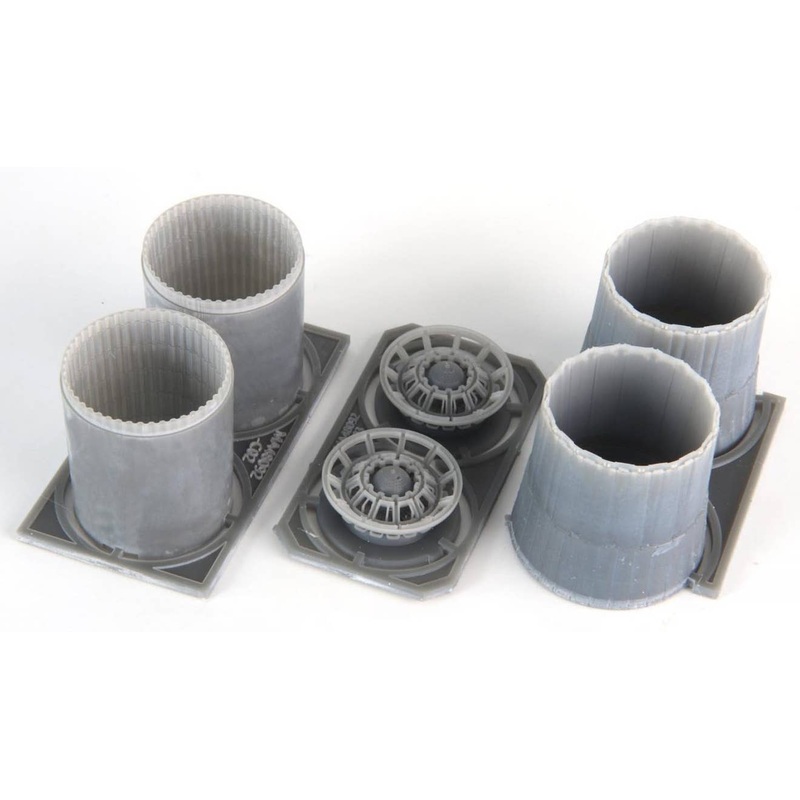1/48 SU-27/30/33 Exhaust Nozzle & After Burner Set Opened (for Hobby Boss/Kinetic)