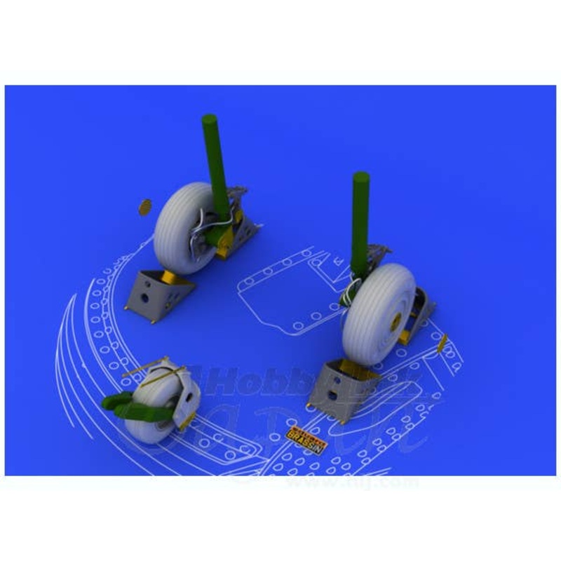 1/48 Su-27 Flanker Wheels (for Academy/Eduard)