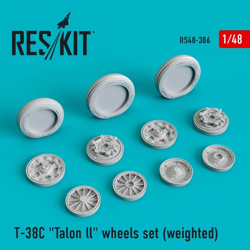 1/48 T-38C Talon ll wheels set (weighted)