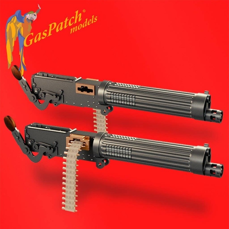1/48 Vickers British Hyland Type B Loading Handle Standard & Reverse Feed (2 Items)