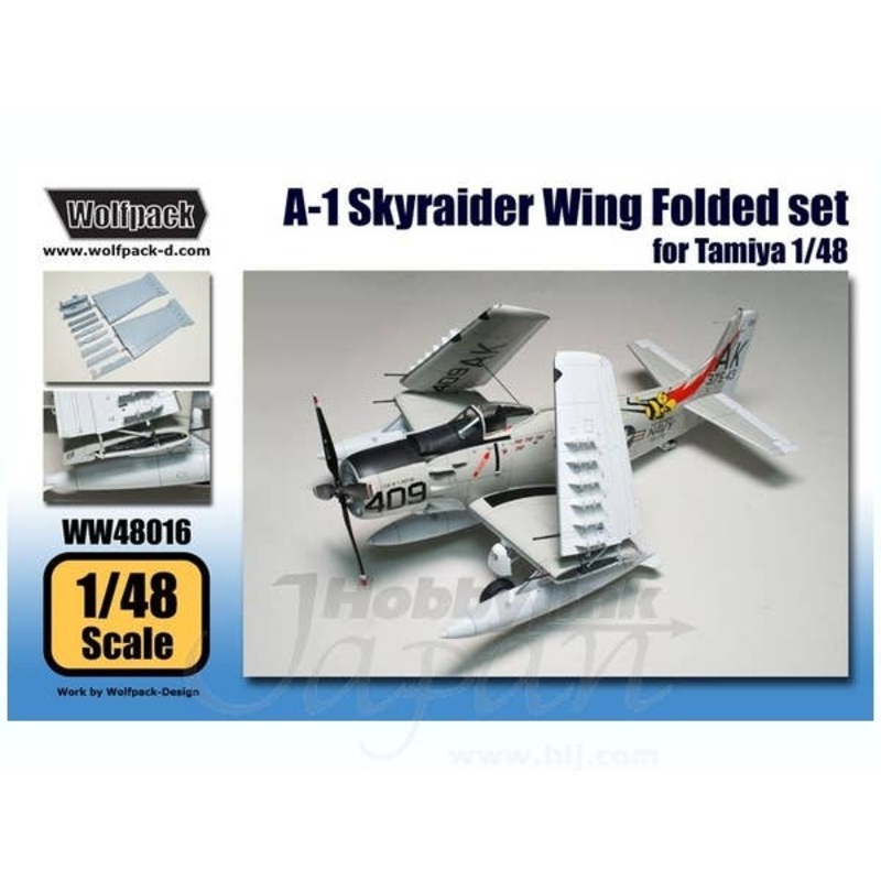 1/48 A-1 Skyraider Wing Folded Set (for Tamiya)