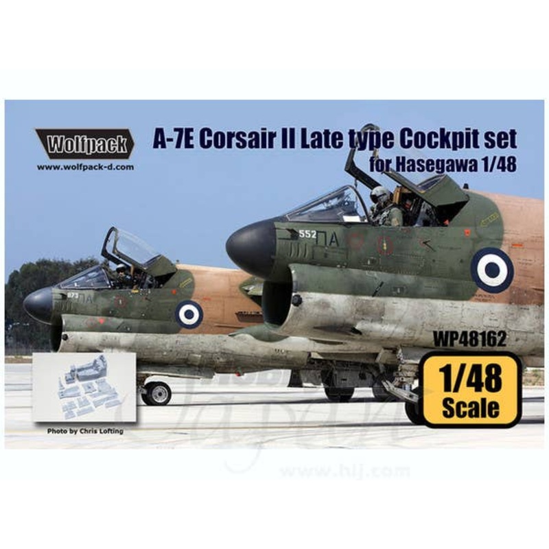 1/48 A-7E Corsair II Late type Cockpit Set (for Hasegawa)