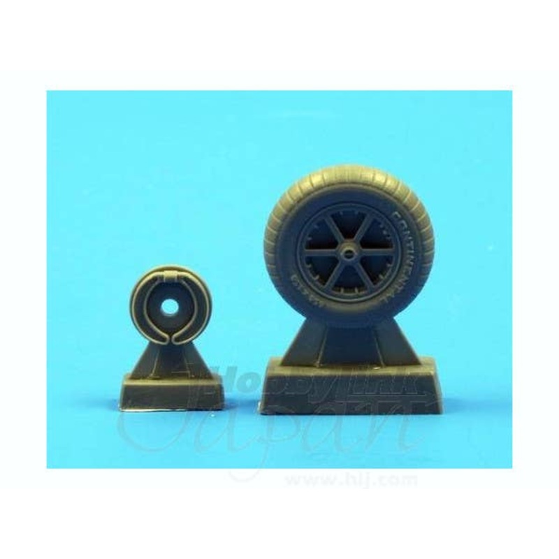 1/48 Bf109E Wheels Set for Hasegawa/Tamiya/Hobbycraft