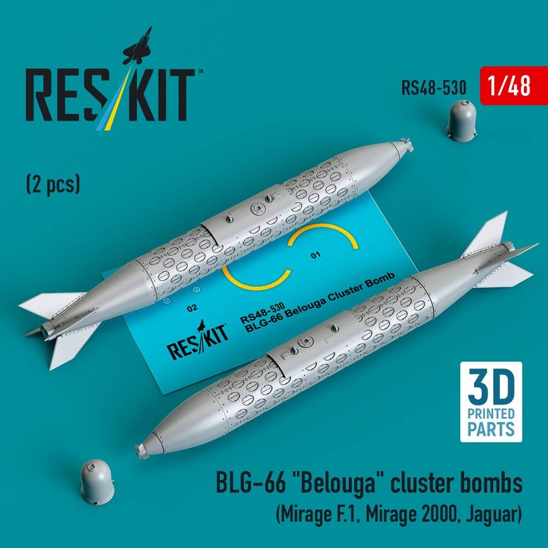 1/48 BLG-66 Belouga cluster bombs (2 pcs)