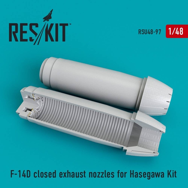 1/48 F-14D Tom Cat Afterburner (Closed) (for Hasegawa)