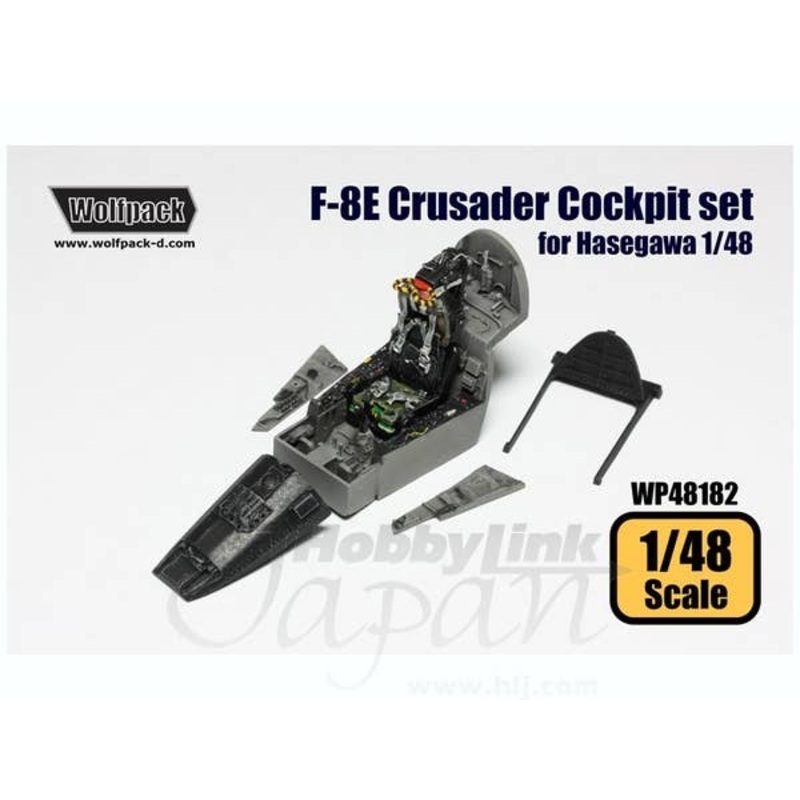 1/48 F-8E Crusader Cockpit Set (for Hasegawa)