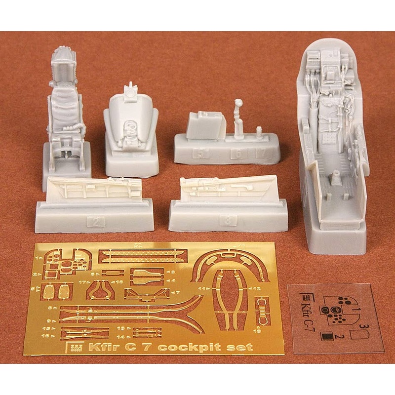 1/48 IAI Kfir C7 Cockpit Set (for Kinetic)