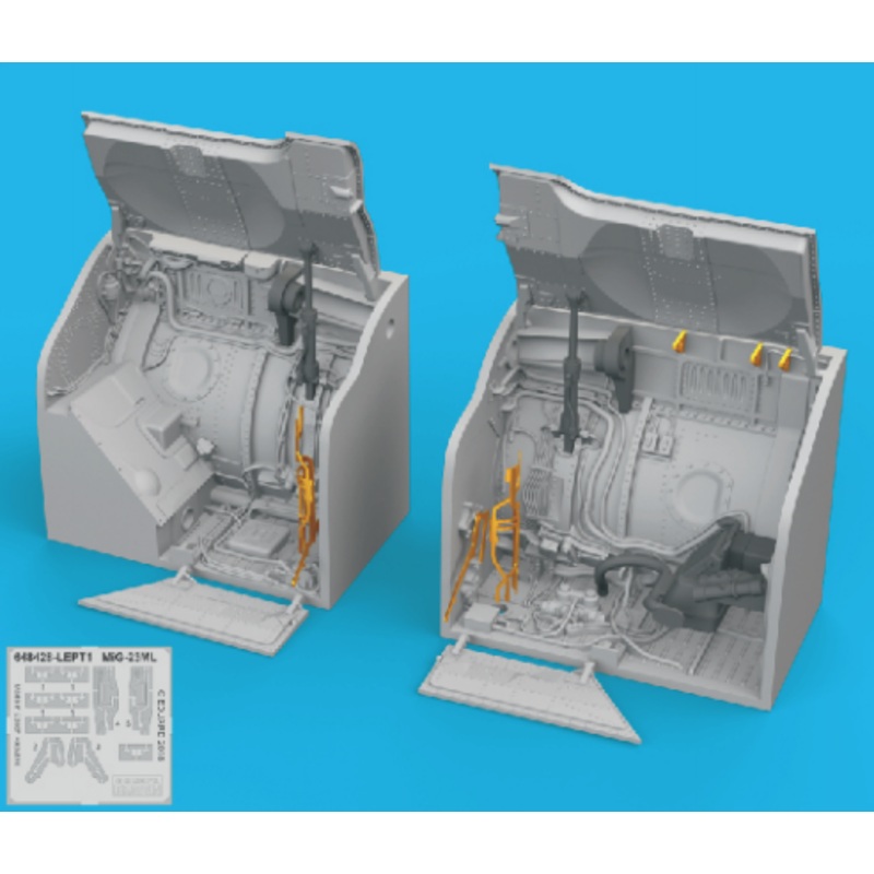 1/48 MiG-23ML Main Wheels Bay (for Eduard/Trumpeter)
