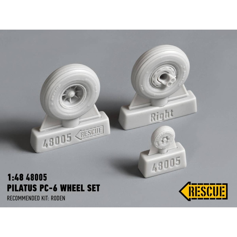 1/48 Pilatus PC-6 Wheel Set (for Roden)
