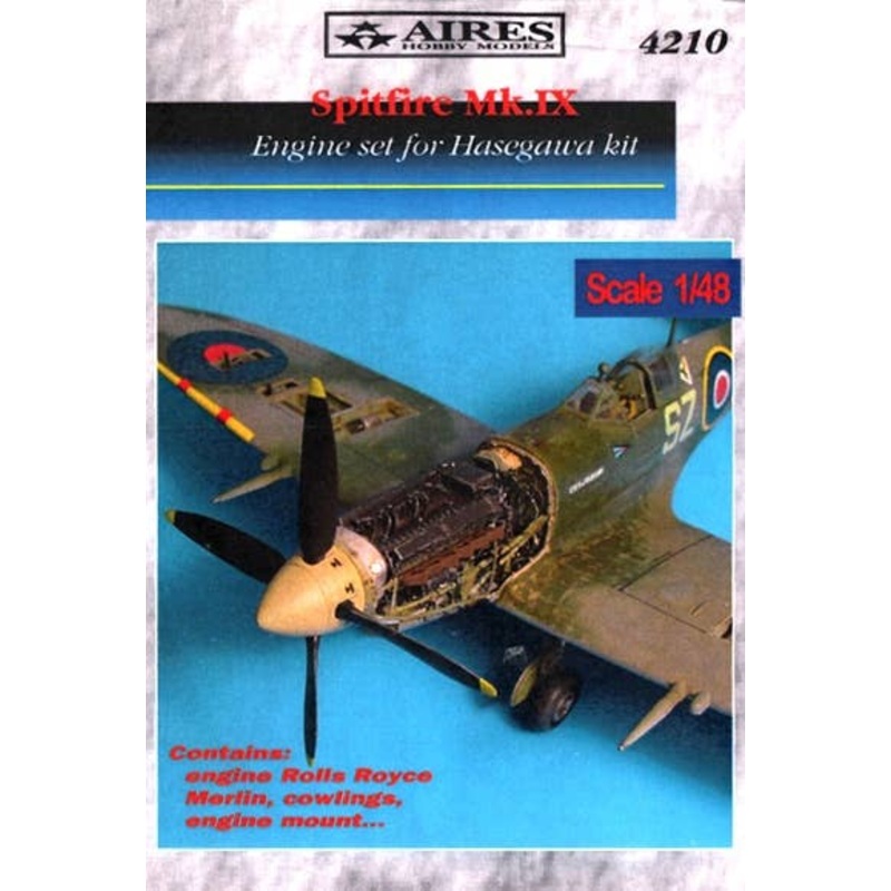 1/48 Spitfire Mk.IX Detail Engine Set (for Hasegawa)