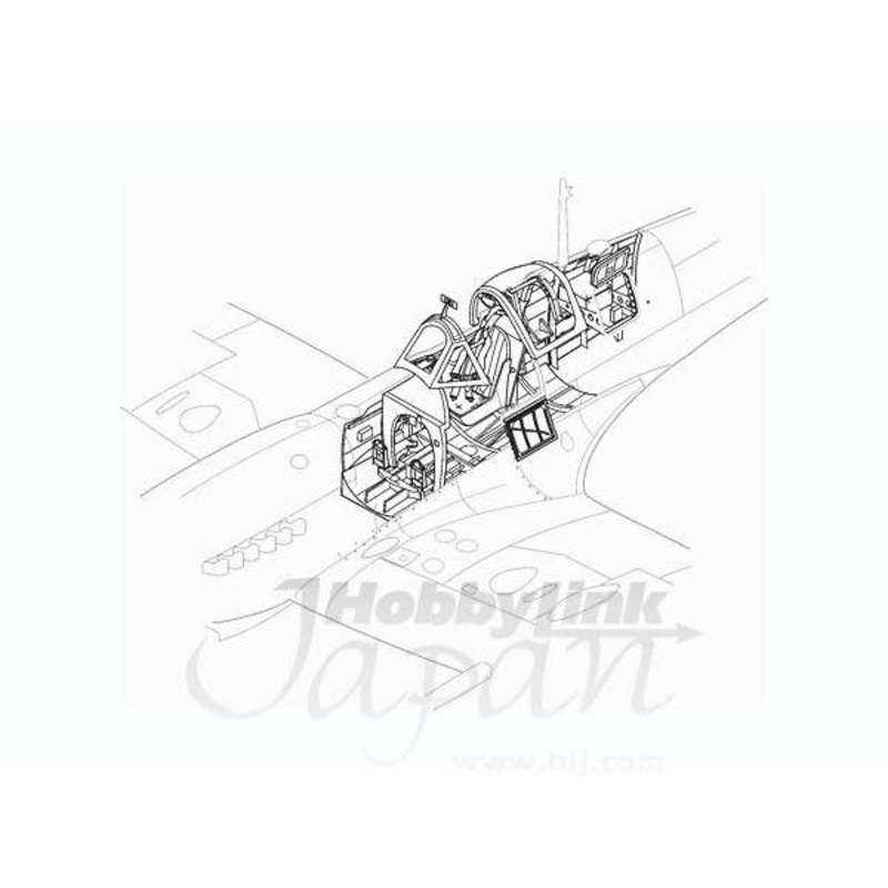 1/48 Spitfire Mk.IX Interior Set for Hasegawa