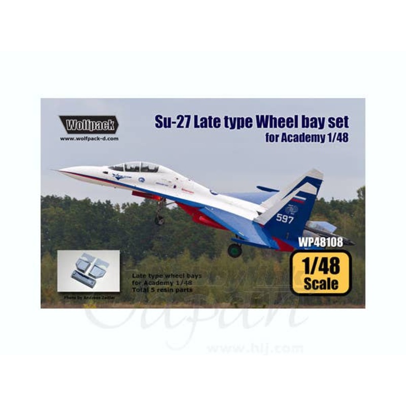 1/48 Su-27 Flanker Late Type Wheel Bay Set (for Academy)
