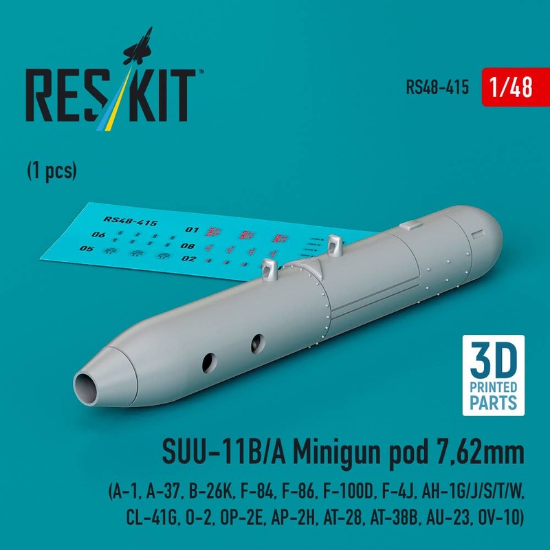 1/48 SUU-11B/A Minigun pod 7,62mm (1 pcs)