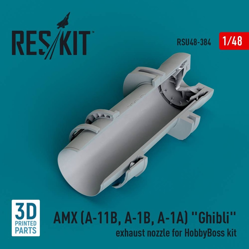 1/48 AMX (A-11B, A-1B, A-1A) Ghibli exhaust nozzle for HobbyBoss kit (3D Printed)