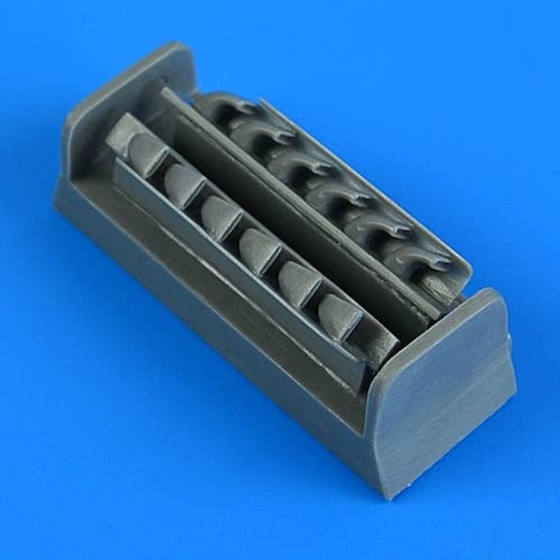 1/48 Bf 109F/G/K Exhaust (for Eduard)