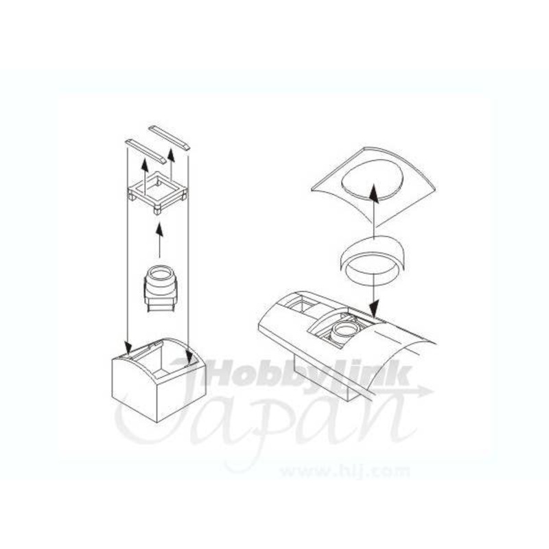 1/48 Canberra PR Mk.9 Photocamera Bay (for Airfix)