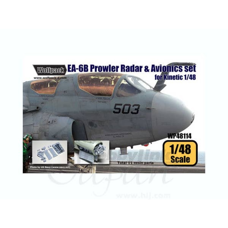 1/48 EA-6B Prowler Radar & Avionics Set (for Kinetic)
