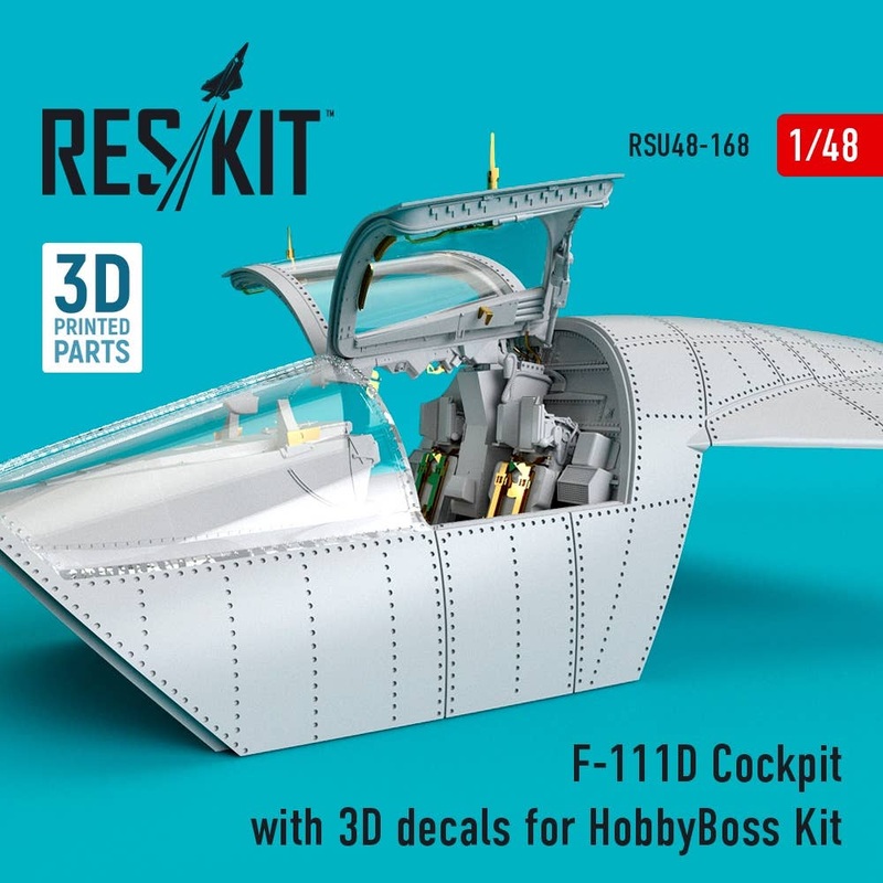 1/48 F-111D Cockpit with 3D decals for HobbyBoss Kit
