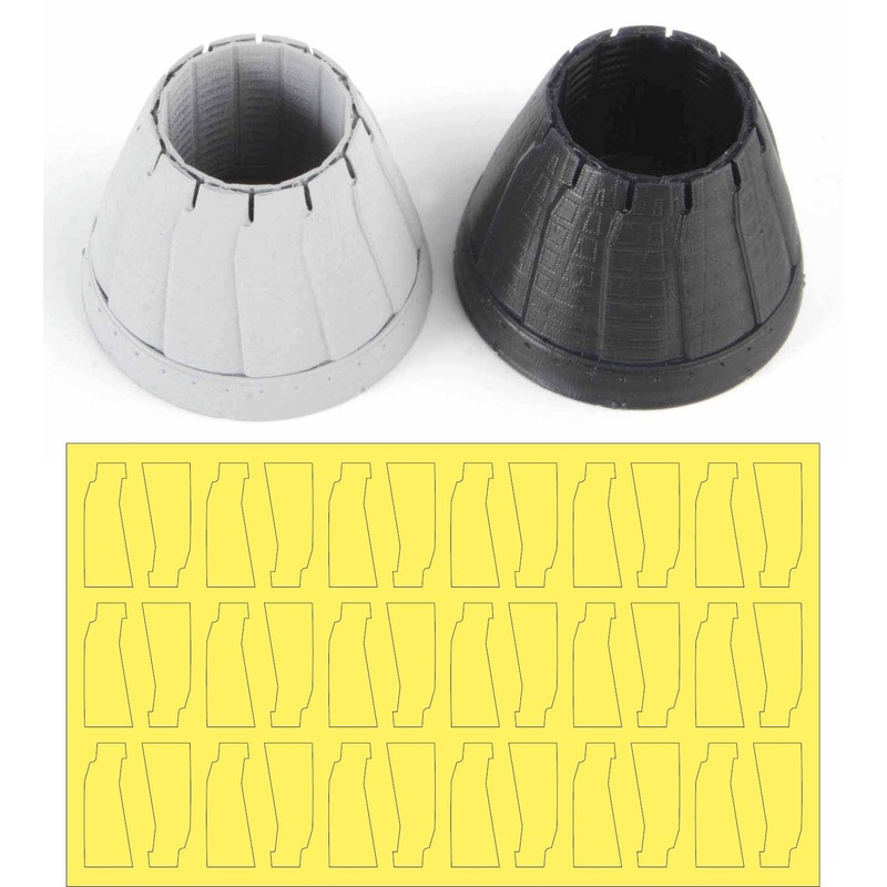 1/48 F-15 K/SG GE Exhaust Nozzle Set (Closed)