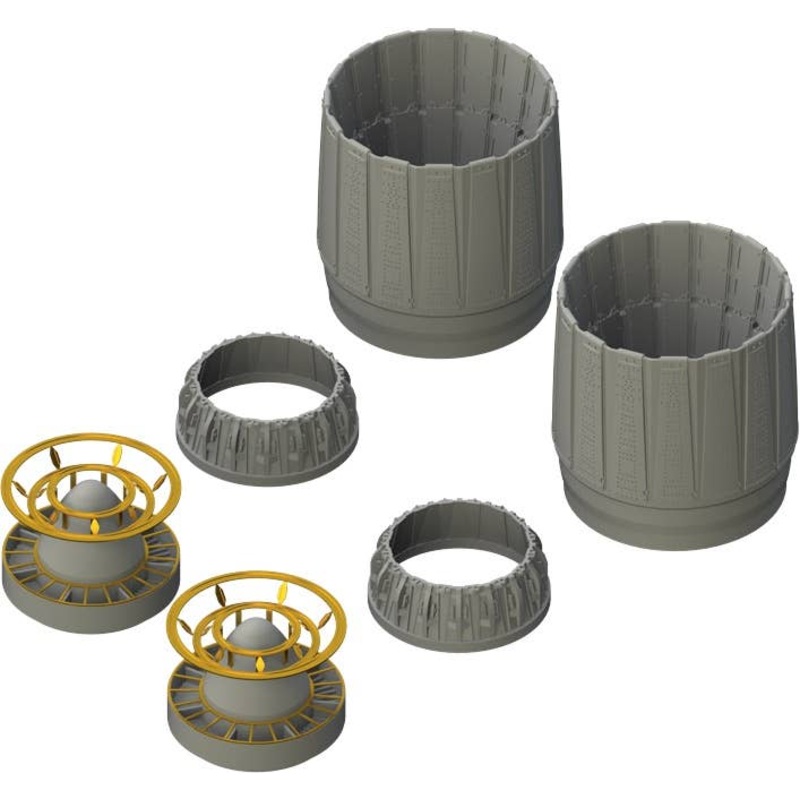 1/48 F-4J Exhaust Nozzles (Zoukei Mura)