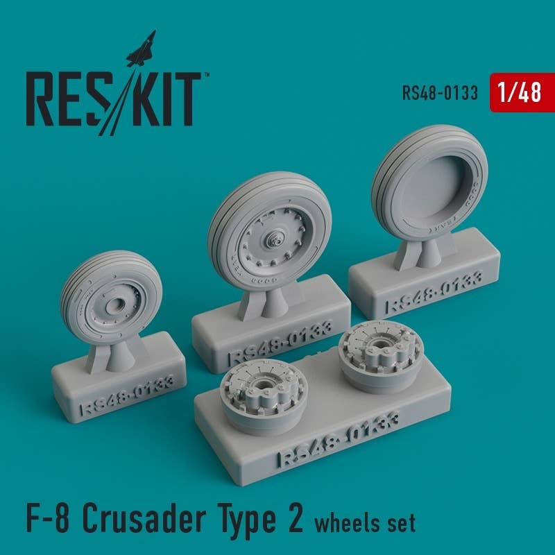 1/48 F-8 Crusader Type 2 Wheels Set