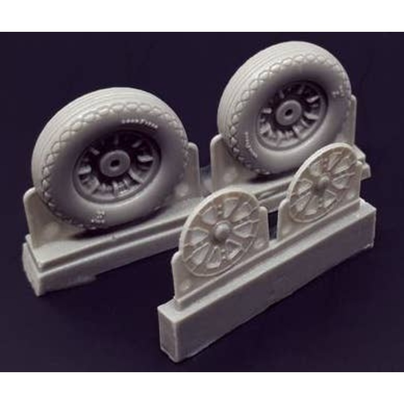 1/48 F4U Corsair Ribbed/Diamond Tread Wheels Set