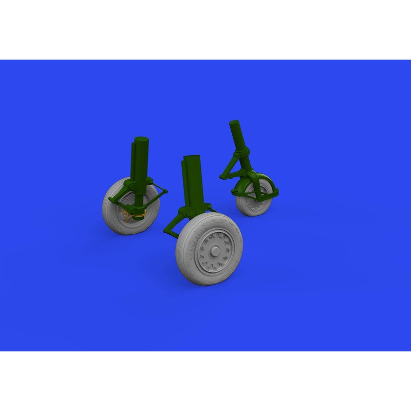 1/48 J-35 Draken wheels Type 1 Brassin (for Hasegawa)
