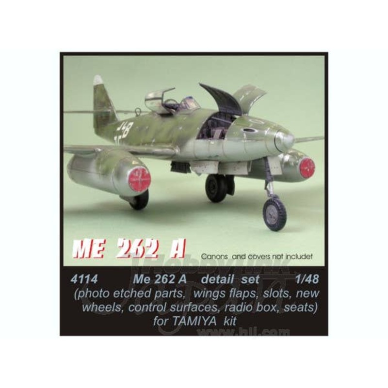 1/48 Me262A Detail Set for Tamiya