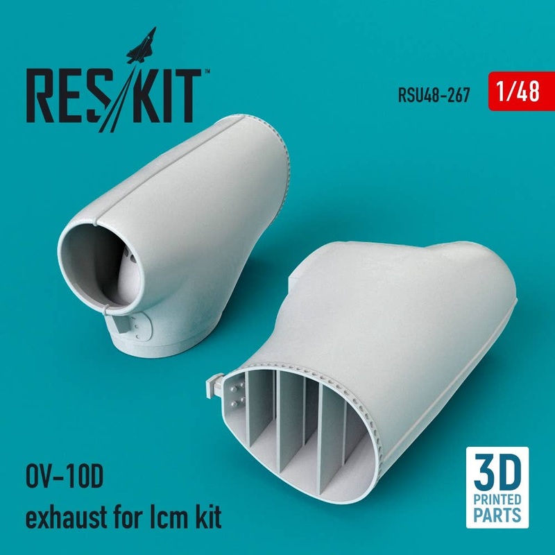 1/48 OV-10D exhaust for Icm kit (3D Printing)