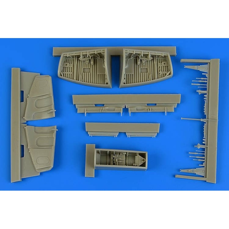 1/48 SAAB J-29 Tunnan Wheel Bay (for Pilot Replicas)