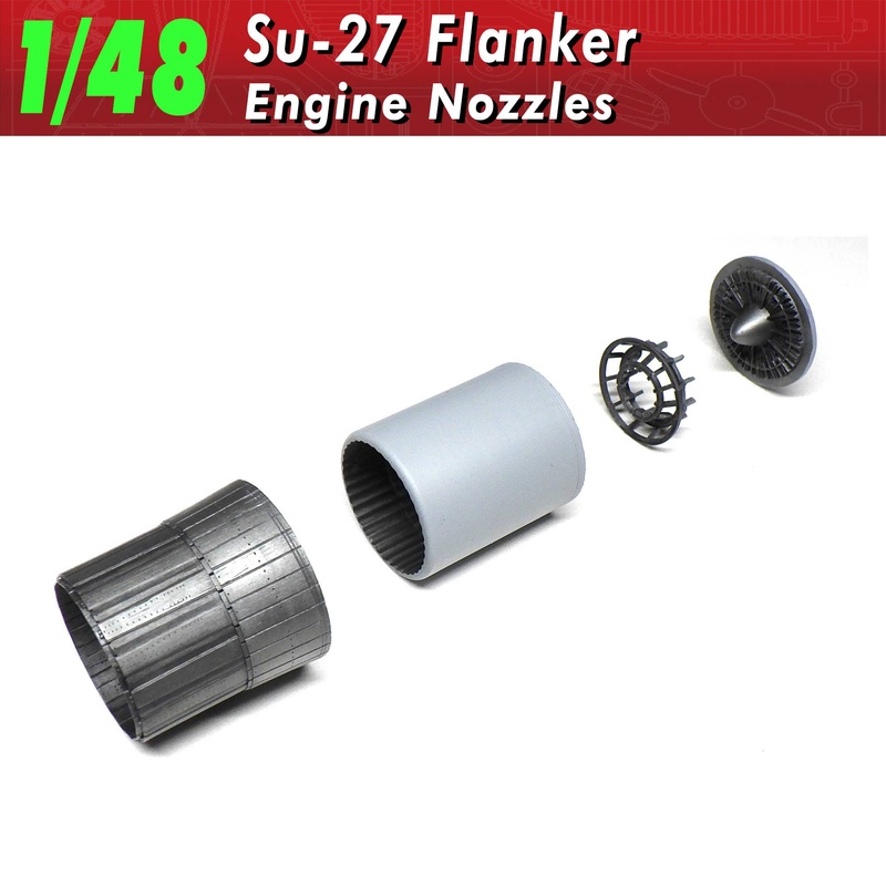 1/48 Su-27 Flanker Engine Nozzle
