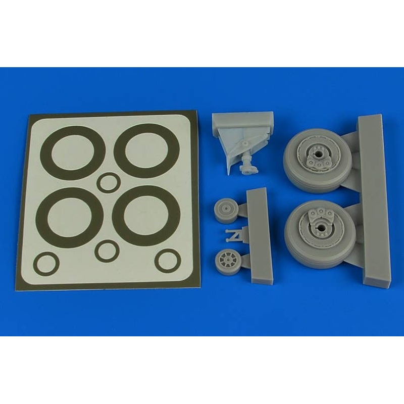1/48 A-1H Skyraider Wheels & Paint Masks (for Tamiya)